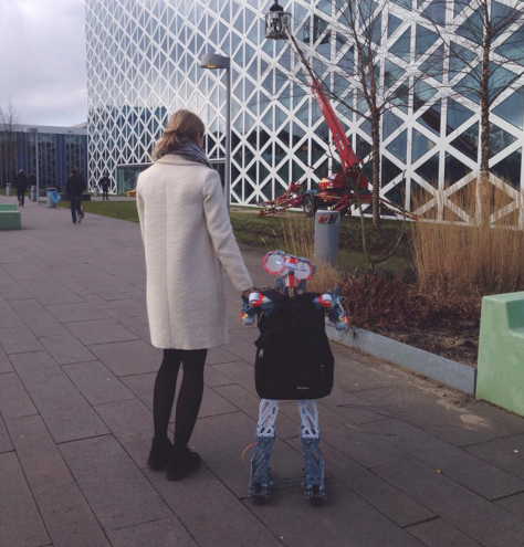 WIN-E: dé communicatierobot van Windesheim
